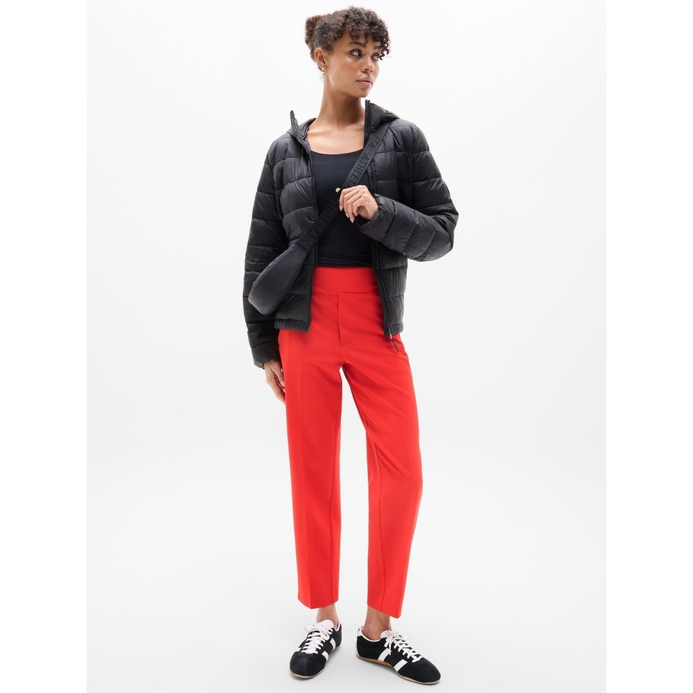 Athleta Endless High Rise Cropped Pants In Cardinal Red Women's Size 4 Tall